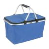 32 Litre Collapsible Picnic Basket With Aliminium Rim - Blue - M