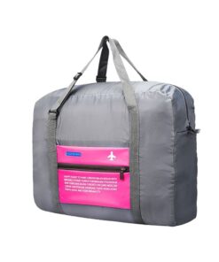 32L Foldable Lightweight Travel Duffel Bag - Rose Red