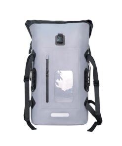 32L Waterproof Backpack Dry Bag Travel Outdoor For Hiking Camping Kayak - Grey