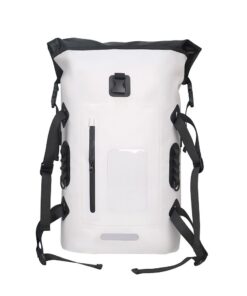 32L Waterproof Backpack Dry Bag Travel Outdoor For Hiking Camping Kayak - White