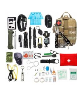 33-in-1 Outdoor Tactical Camping Multi-Functional Survival Kit - Camouflage