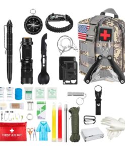 33-in-1 Tactical Camping Accessories Survival First Aid Kit NA-31 - ACU