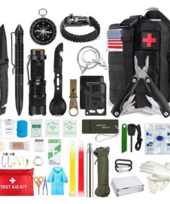 33-in-1 Tactical Camping Accessories Survival First Aid Kit NA-31 - Black