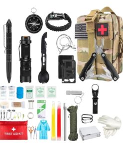 33-in-1 Tactical Camping Accessories Survival First Aid Kit NA-31 - Camouflage Bag