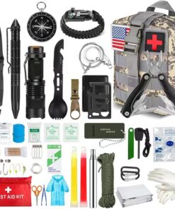 33 in 1 Tactical Survival Multi-Function Kit - ACU-Camouflage Bag