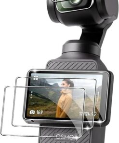 (3+3) Pcs for DJI Osmo Pocket 3 Screen Protector HD Tempered Glass flim