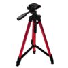 3366 Aluminum Universal Camera & Phone Outdoor Tripod - RED