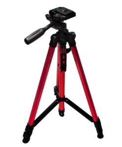 3366 Aluminum Universal Camera & Phone Outdoor Tripod - RED