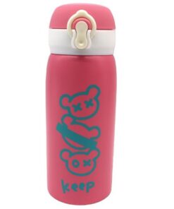 350ml Kids Design Stainless Steel Insulated Bottle - Vacuum Flask - Pink