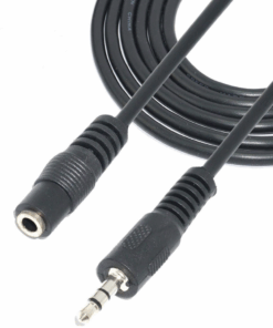 3.5mm Aux Audio Jack Extension Cable - Male to Female - 5 Meters Aux Cable