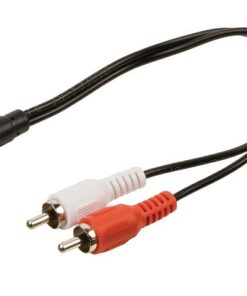 3.5mm Female Aux Audio Jack to Audio RCA Cable