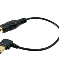 3.5mm Female to Mini USB Male Microphone Adapter For GoPro Hero