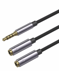 3.5mm Male to Dual 3.5mm Female Microphone Headset Audio Cables