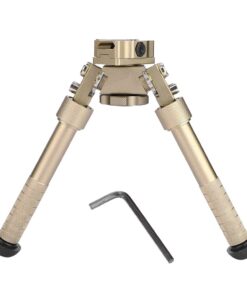 360Â° Rotatable Adjustable Tactical Rifle Bipod - Gold