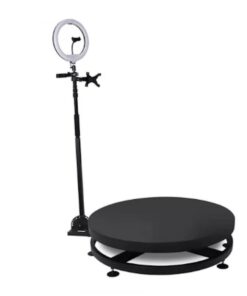 360 Video Booth Photo booth Spinner With Ring Light- 80cm