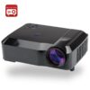 3800 Lumens HD LED Projector - Black