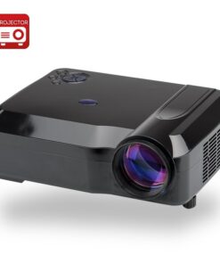 3800 Lumens HD LED Projector - Black