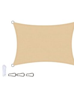 3.97m x 2.97m Anti-UV Sun Shade Sail for Outdoor Garden