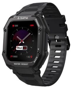 3ATM Activity Tracker Sport Watch - Black