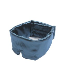 3D Natural Silk Cover Eyeshade Travel Sleeping Eye Mask-Blue