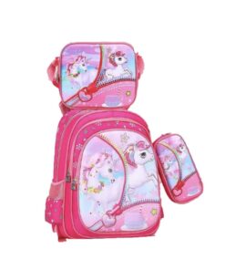 3D Pony Unicorn Backpack - 3 Piece Set - Dream
