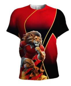 3D Sublimation Printed Rugby Supporter T-Shirt - XS