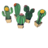 3D Wood Cactus