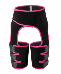 3in1 Neoprene Sweat Thigh and Waist Trimmer - Pink