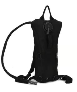 3L Tactical Outdoor Hydration Water Backpack Bag with Bladder - Black