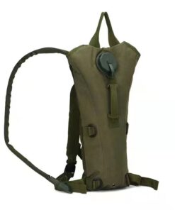 3L Tactical Outdoor Hydration Water Backpack Bag with Bladder - Green