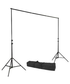 3m Adjustable Aluminium Backdrop Stand For Photos & Videos With Carry Bag