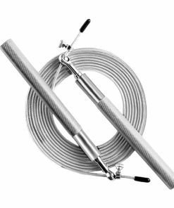 3M Steel Skipping Rope for Men & Women - Silver