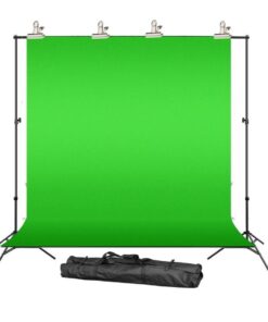 3M X 2M Photography Green Backdrop Screen & Support Stand
