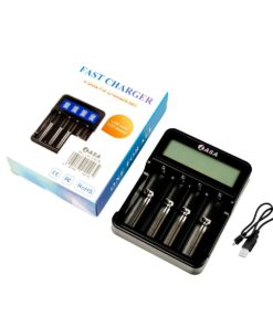 4 Bay 18650 26650 18490 AAA AA Multi Smart Charger