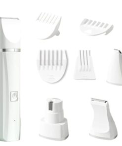 4 In1 Pet Hair Clipper Paw Trimmer Nail Grinder Dog Cat Grooming Kit Quiet