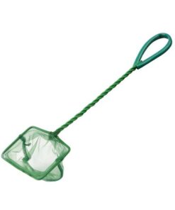 4 Inch Nylon Aquarium Fish Net with Plastic Handle - Green