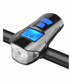 4 Lighting Modes Waterproof Speedometer Bike Front Headlight AB-ZX08