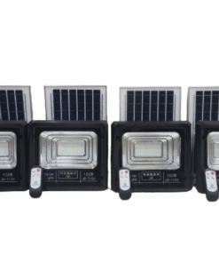4 Pack Bright Watertight 100W Solar Flood LED Light