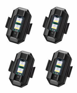 4 Pack Universal 7 Color Strobe Mini Warning Light