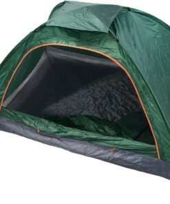 4 Person Dome Tent Camping Tent with Easy Setup-Green