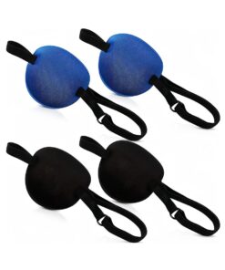 4-Piece Adjustable Amblyopia Fabric Breathable Eye Patch