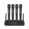 4 Piece Wireless Rechargeable Vocal Microphone Set Q-MIC825