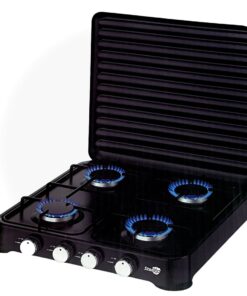 4 Plate Gas Stove with Cover