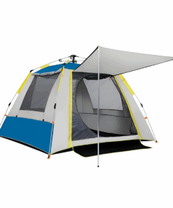 4 Sided 3 Windows Fully Automatic Pop-up Camping Tent