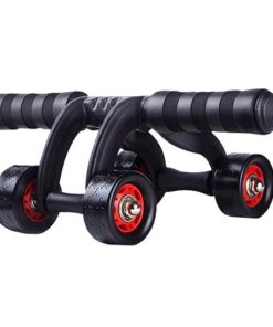 4-Wheel Ab Roller & Push Up Stand