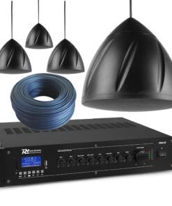 4 x Hanging Pendant Speaker Professional Background Music System Kit