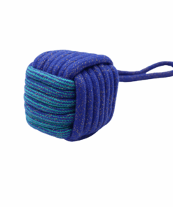 40 Cm Toss & Tug Robe Toy Large Blue & Gold