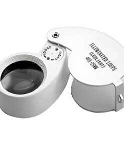 40 x 25mm Jewellers Loupe Magnifier Magnifying Eye Glass - White