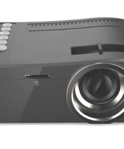 400lm HD Home Theatre LED LCD Mini Projector - Black