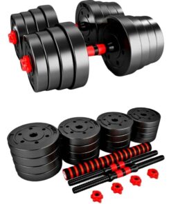 40KG Barbell & Dumbbells Weight Set